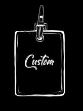 Load image into Gallery viewer, Portrait Tag (Black)
