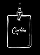 Portrait Tag (Black)